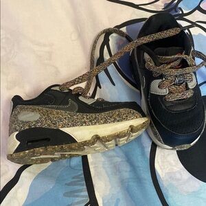 Nike Kids' Black and Multicolor Sneakers